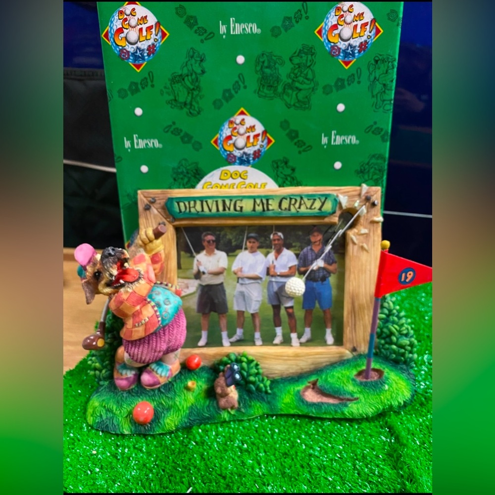Enesco new in box golf frame.
